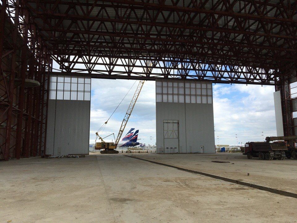 Неразрушающий контроль полов ангара